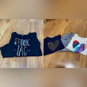 • bundle of 4 girls shirts •